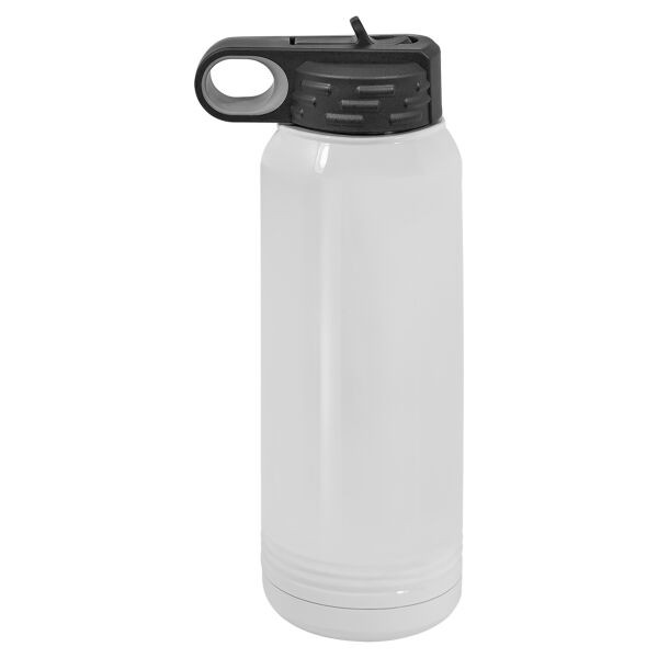 30 Oz White Water Bottle Thumbnail