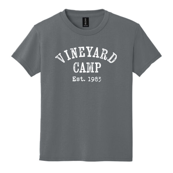 Vintage Vineyard Camp Youth T Shirt Thumbnail