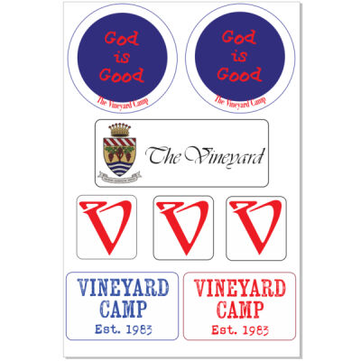 Sheet of Vinyl Stickers 4" X 6" Thumbnail