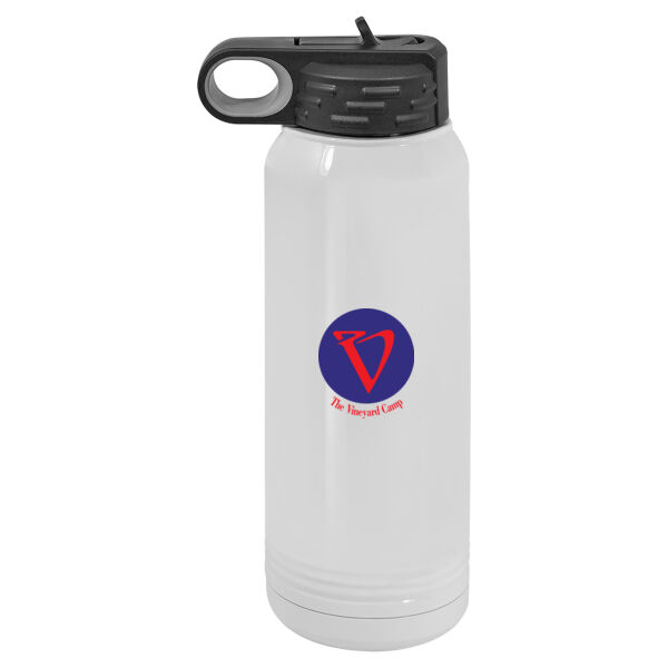 Vineyard Camp Round Logo 30 Oz Water Bottle Thumbnail