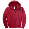 Youth Fleece Full Zip Hooded Sweatshirt Thumbnail