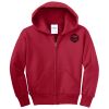 Youth Fleece Full Zip Hooded Sweatshirt Thumbnail
