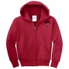 Youth Fleece Full Zip Hooded Sweatshirt Thumbnail