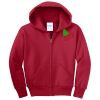 Youth Fleece Full Zip Hooded Sweatshirt Thumbnail