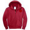 Youth Fleece Full Zip Hooded Sweatshirt Thumbnail