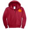 Youth Fleece Full Zip Hooded Sweatshirt Thumbnail