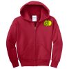 Youth Fleece Full Zip Hooded Sweatshirt Thumbnail