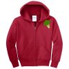 Youth Fleece Full Zip Hooded Sweatshirt Thumbnail