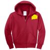 Youth Fleece Full Zip Hooded Sweatshirt Thumbnail