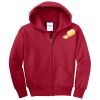 Youth Fleece Full Zip Hooded Sweatshirt Thumbnail