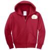 Youth Fleece Full Zip Hooded Sweatshirt Thumbnail