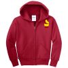 Youth Fleece Full Zip Hooded Sweatshirt Thumbnail
