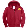 Youth Fleece Full Zip Hooded Sweatshirt Thumbnail