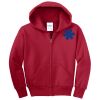 Youth Fleece Full Zip Hooded Sweatshirt Thumbnail