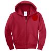 Youth Fleece Full Zip Hooded Sweatshirt Thumbnail
