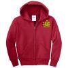 Youth Fleece Full Zip Hooded Sweatshirt Thumbnail