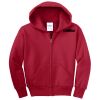 Youth Fleece Full Zip Hooded Sweatshirt Thumbnail