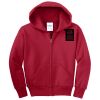 Youth Fleece Full Zip Hooded Sweatshirt Thumbnail