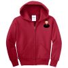 Youth Fleece Full Zip Hooded Sweatshirt Thumbnail