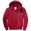 Youth Fleece Full Zip Hooded Sweatshirt Thumbnail