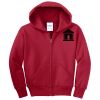 Youth Fleece Full Zip Hooded Sweatshirt Thumbnail