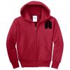 Youth Fleece Full Zip Hooded Sweatshirt Thumbnail
