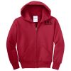 Youth Fleece Full Zip Hooded Sweatshirt Thumbnail