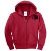Youth Fleece Full Zip Hooded Sweatshirt Thumbnail
