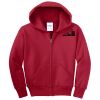 Youth Fleece Full Zip Hooded Sweatshirt Thumbnail