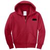 Youth Fleece Full Zip Hooded Sweatshirt Thumbnail