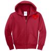 Youth Fleece Full Zip Hooded Sweatshirt Thumbnail
