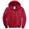 Youth Fleece Full Zip Hooded Sweatshirt Thumbnail