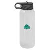 30 Oz White Water Bottle Thumbnail