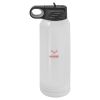 30 Oz White Water Bottle Thumbnail