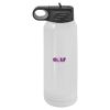 30 Oz White Water Bottle Thumbnail