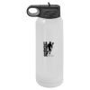 30 Oz White Water Bottle Thumbnail