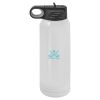 30 Oz White Water Bottle Thumbnail