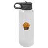 30 Oz White Water Bottle Thumbnail
