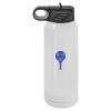 30 Oz White Water Bottle Thumbnail