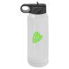 30 Oz White Water Bottle Thumbnail