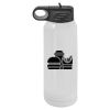 30 Oz White Water Bottle Thumbnail