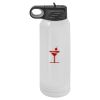 30 Oz White Water Bottle Thumbnail