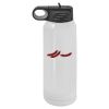 30 Oz White Water Bottle Thumbnail
