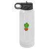 30 Oz White Water Bottle Thumbnail