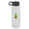 30 Oz White Water Bottle Thumbnail