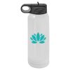 30 Oz White Water Bottle Thumbnail
