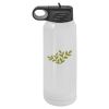 30 Oz White Water Bottle Thumbnail