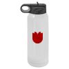 30 Oz White Water Bottle Thumbnail