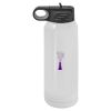 30 Oz White Water Bottle Thumbnail