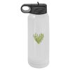 30 Oz White Water Bottle Thumbnail